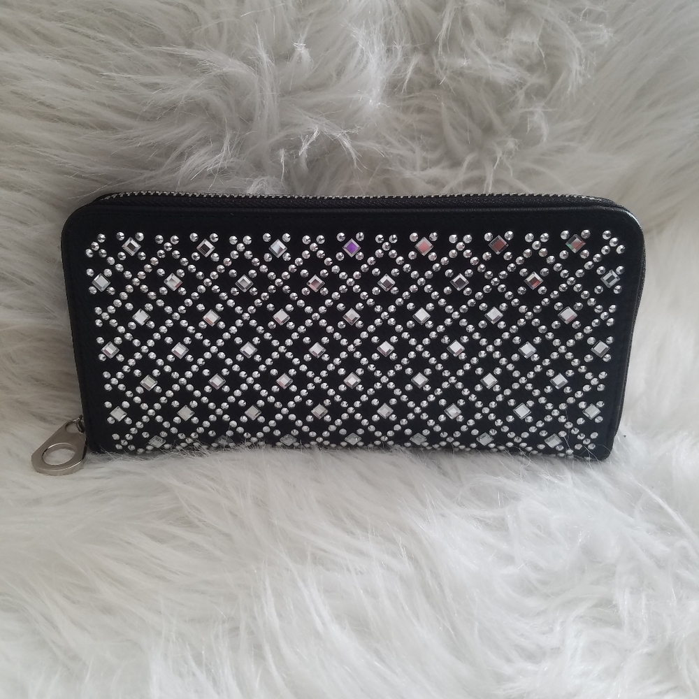 Dazzling Rhinestone Pattern Wallet - image 1